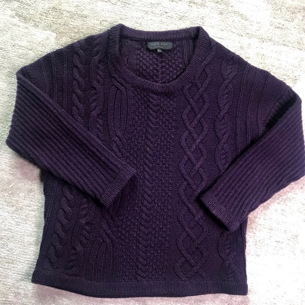Rag & Bone cable-knit sweater